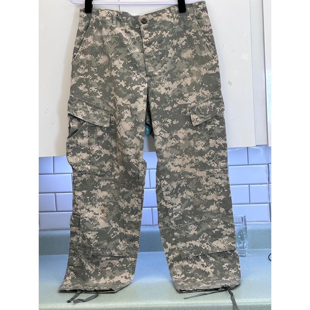 Propper ACU Digital Camo Army Combat Uniform Cargo Pants Medium Short 2005